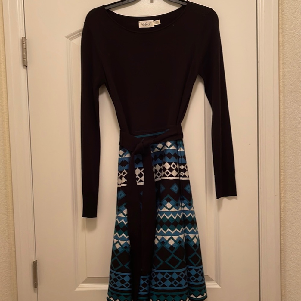 Long sleeve contemporary dress